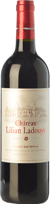 31,95 € Envoi gratuit | Vin rouge Château Lilian-Ladouys Crianza A.O.C. Saint-Estèphe Bordeaux France Merlot, Cabernet Sauvignon, Cabernet Franc, Petit Verdot Bouteille 75 cl