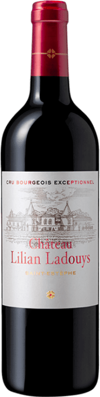 32,95 € 免费送货 | 红葡萄酒 Château Lilian-Ladouys Crianza — 陈酿 A.O.C. Saint-Estèphe 波尔多 法国 Merlot — 梅洛, Cabernet Sauvignon — 赤霞珠, Cabernet Franc — 品丽珠, Petit Verdot 瓶装 75 cl
