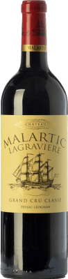 61,95 € Free Shipping | Red wine Château Malartic-Lagravière Crianza A.O.C. Pessac-Léognan Bordeaux France Merlot, Cabernet Sauvignon, Cabernet Franc, Petit Verdot Bottle 75 cl