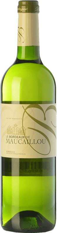 12,95 € Spedizione Gratuita | Vino bianco Château Maucaillou A.O.C. Bordeaux bordò Francia Sauvignon Bianca Bottiglia 75 cl