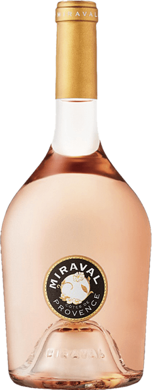 25,95 € Envío gratis | Vino rosado Château Miraval Rosé A.O.C. Côtes de Provence Provence Francia Syrah, Garnacha, Cinsault, Rolle Botella 75 cl