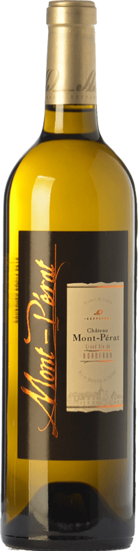 13,95 € Бесплатная доставка | Белое вино Château Mont-Pérat Blanc старения A.O.C. Bordeaux Бордо Франция Sémillon, Muscadelle, Sauvignon бутылка 75 cl
