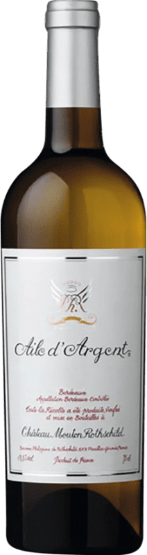 116,95 € Envoi gratuit | Vin Blanc Château Mouton-Rothschild Aile d'Argent Crianza A.O.C. Bordeaux Bordeaux France Sémillon, Muscadelle, Sauvignon Bouteille 75 cl
