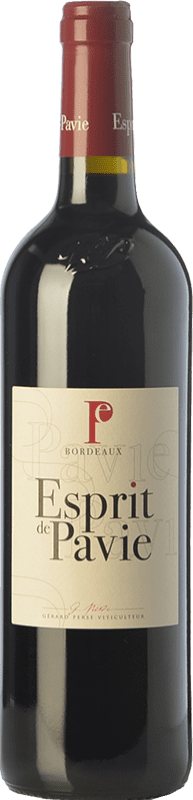 19,95 € Free Shipping | Red Wine Château Pavie Esprit Crianza — Aged A.O.C. Bordeaux Bordeaux France Merlot, Cabernet Sauvignon, Cabernet Franc Bottle 75 cl