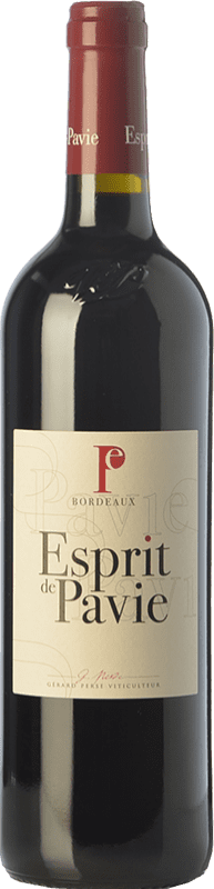 18,95 € Envoi gratuit | Vin rouge Château Pavie Esprit Crianza A.O.C. Bordeaux Bordeaux France Merlot, Cabernet Sauvignon, Cabernet Franc Bouteille 75 cl