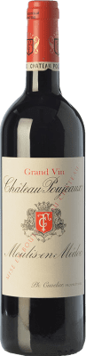 48,95 € Бесплатная доставка | Красное вино Château Poujeaux Crianza — Крианса A.O.C. Moulis-en-Médoc Бордо Франция Merlot — Мерло, Cabernet Sauvignon — Каберне Совиньон, Cabernet Franc — Каберне Фран, Petit Verdot 75 cl