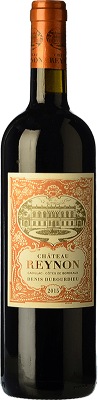 16,95 € Free Shipping | Red wine Château Reynon Crianza A.O.C. Cadillac Bordeaux France Merlot, Cabernet Sauvignon, Petit Verdot Bottle 75 cl