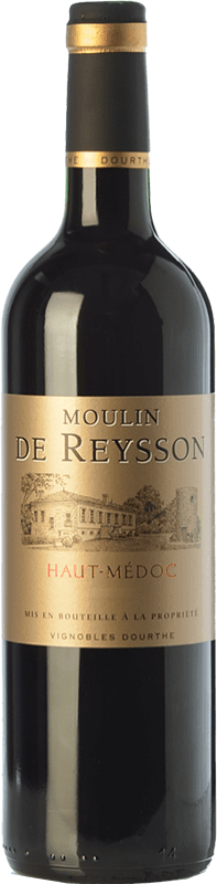 13,95 € Kostenloser Versand | Rotwein Château Reysson Moulin Crianza — Kurze Fassreifung A.O.C. Haut-Médoc Bordeaux Frankreich Merlot Flasche 75 cl