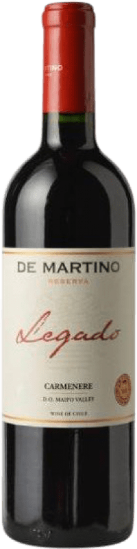 18,95 € Envoi gratuit | Vin rouge De Martino Legado I.G. Valle del Maipo Vallée de Maipo Chili Carmenère Bouteille 75 cl