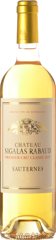 59,95 € Бесплатная доставка | Сладкое вино Château Sigalas Rabaud A.O.C. Sauternes Бордо Франция Sémillon — Семийон, Sauvignon — Совиньон Бутылка 75 cl