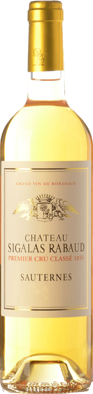 57,95 € Kostenloser Versand | Süßer Wein Château Sigalas Rabaud A.O.C. Sauternes Bordeaux Frankreich Sémillon, Sauvignon Flasche 75 cl