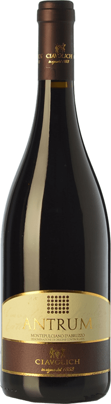 27,95 € Бесплатная доставка | Красное вино Ciavolich Antrum D.O.C. Montepulciano d'Abruzzo Абруцци Италия Montepulciano бутылка 75 cl