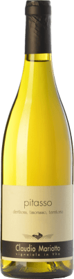 43,95 € Envío gratis | Vino Blanco Mariotto Pitasso D.O.C. Colli Tortonesi Piemonte Italia Timorasso 75 cl