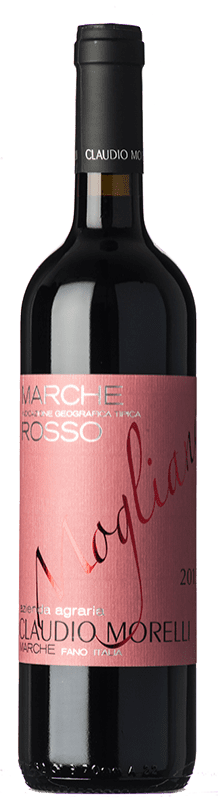22,95 € Spedizione Gratuita | Vino rosso Claudio Morelli Mogliano I.G.T. Marche Marche Italia Montepulciano Bottiglia 75 cl