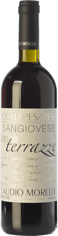 14,95 € Бесплатная доставка | Красное вино Claudio Morelli Vigna delle Terrazze D.O.C. Colli Pesaresi Marche Италия Sangiovese — Санджовезе Бутылка 75 cl