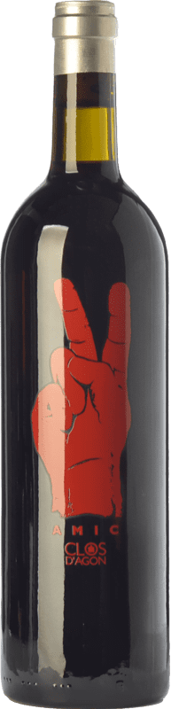 18,95 € Free Shipping | Red Wine Clos d'Agón Amic Young D.O. Catalunya Catalonia Spain Merlot, Syrah — Shiraz, Garnacha — Grenache, Cabernet Sauvignon, Monastrell Magnum Bottle 1,5 L