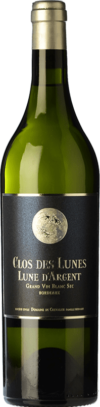 14,95 € 免费送货 | 白酒 Clos des Lunes Lune d'Argent 岁 A.O.C. Bordeaux 波尔多 法国 Sémillon, Sauvignon 瓶子 75 cl