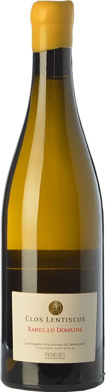 36,95 € Envío gratis | Vino blanco Clos Lentiscus Domaine Crianza D.O. Penedès Cataluña España Xarel·lo Botella 75 cl