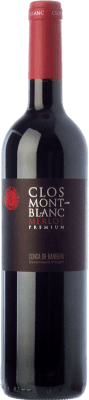 14,95 € Free Shipping | Red wine Clos Montblanc Únic Crianza D.O. Conca de Barberà Catalonia Spain Merlot Bottle 75 cl