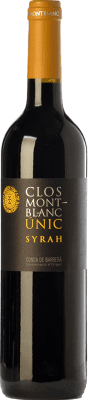 14,95 € 免费送货 | 红葡萄酒 Clos Montblanc Únic Crianza — 陈酿 D.O. Conca de Barberà 加泰罗尼亚 西班牙 Syrah — 西拉 75 cl