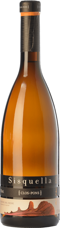 16,95 € Free Shipping | White wine Clos Pons Sisquella Aged D.O. Costers del Segre Catalonia Spain Grenache White, Muscat of Alexandria, Albariño Bottle 75 cl