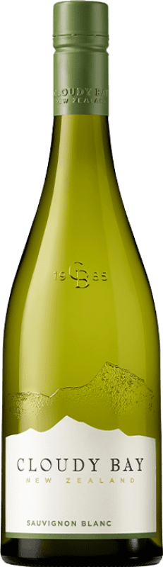 42,95 € Spedizione Gratuita | Vino bianco Cloudy Bay I.G. Marlborough Marlborough Nuova Zelanda Sauvignon Bianca Bottiglia 75 cl