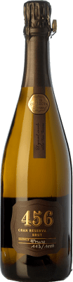 204,95 € Envío gratis | Espumoso Blanco Codorníu Ars Collecta 456 Brut Gran Reserva D.O. Cava Cataluña España Pinot Negro, Xarel·lo, Chardonnay 75 cl