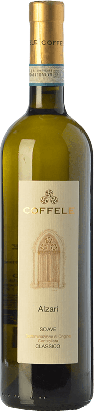 18,95 € Envío gratis | Vino blanco Coffele Alzari D.O.C.G. Soave Classico Veneto Italia Garganega Botella 75 cl