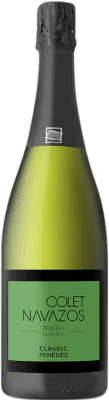 86,95 € Бесплатная доставка | Белое игристое вино Colet Navazos Extra Brut — Экстра Брют Резерва D.O. Penedès Каталония Испания Chardonnay — Шардоне Бутылка 75 cl