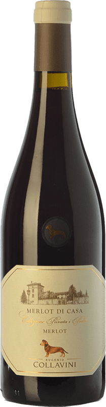 15,95 € Бесплатная доставка | Красное вино Collavini Di Casa I.G.T. Friuli - Venezia Giulia Фриули-Венеция-Джулия Италия Merlot — Мерло Бутылка 75 cl