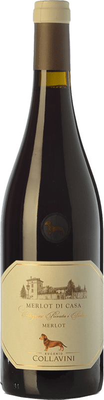 13,95 € Free Shipping | Red wine Collavini Merlot di Casa I.G.T. Friuli-Venezia Giulia Friuli-Venezia Giulia Italy Merlot Bottle 75 cl
