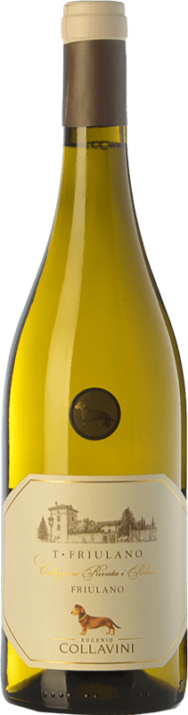 16,95 € Kostenloser Versand | Weißwein Collavini T D.O.C. Collio Friaul-Julisch Venetien Italien Friulano Flasche 75 cl