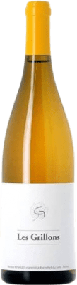 17,95 € Бесплатная доставка | Белое вино Le Clos des Grillons Blanc Рона Франция Grenache White, Bourboulenc, Clairette Blanche бутылка 75 cl