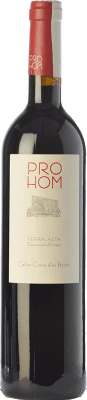 8,95 € Spedizione Gratuita | Vino Rosso Coma d'en Bonet Prohom Giovane D.O. Terra Alta Catalogna Spagna Syrah, Garnacha — Grenache, Cabernet Sauvignon Eco — Biologico 75 cl