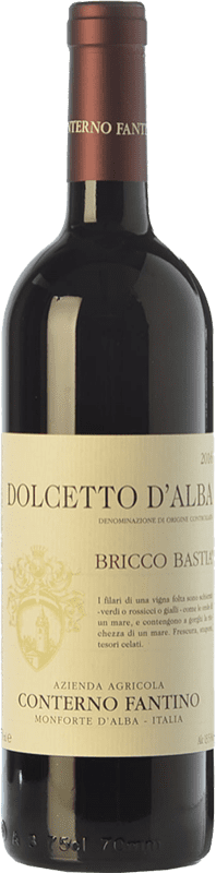 14,95 € Spedizione Gratuita | Vino rosso Conterno Fantino Bricco Bastia D.O.C.G. Dolcetto d'Alba Piemonte Italia Dolcetto Bottiglia 75 cl