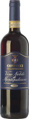 29,95 € Envio grátis | Vinho tinto Contucci Mulinvecchio D.O.C.G. Vino Nobile di Montepulciano Tuscany Itália Sangiovese, Colorino, Canaiolo Garrafa 75 cl