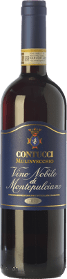 31,95 € Envío gratis | Vino Tinto Contucci Mulinvecchio D.O.C.G. Vino Nobile di Montepulciano Toscana Italia Sangiovese, Colorino, Canaiolo 75 cl