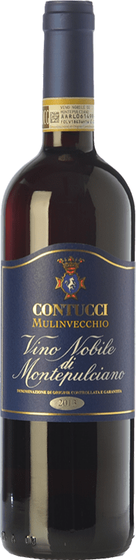 29,95 € Бесплатная доставка | Красное вино Contucci Mulinvecchio D.O.C.G. Vino Nobile di Montepulciano Тоскана Италия Sangiovese, Colorino, Canaiolo бутылка 75 cl