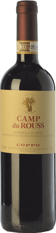 18,95 € Kostenloser Versand | Rotwein Coppo Camp du Rouss D.O.C. Barbera d'Asti Piemont Italien Barbera Flasche 75 cl