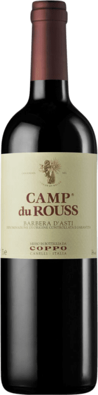 21,95 € Envio grátis | Vinho Tinto Coppo Camp du Rouss D.O.C. Barbera d'Asti Piemonte Itália Barbera 75 cl