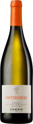 25,95 € Envío gratis | Vino blanco Coppo Costebianche D.O.C. Piedmont Piemonte Italia Chardonnay Botella 75 cl