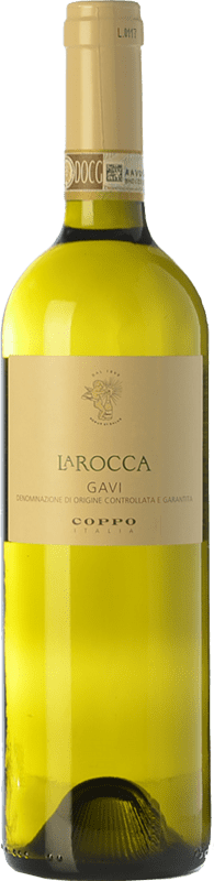 19,95 € 免费送货 | 白酒 Coppo La Rocca D.O.C.G. Cortese di Gavi 皮埃蒙特 意大利 Cortese 瓶子 75 cl