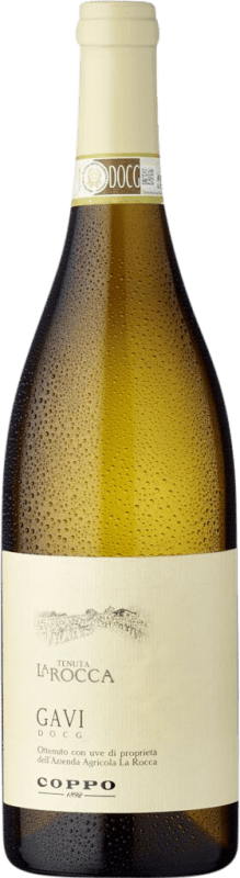 19,95 € Envío gratis | Vino Blanco Coppo La Rocca D.O.C.G. Cortese di Gavi Piemonte Italia Cortese Botella 75 cl