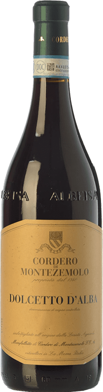 15,95 € Spedizione Gratuita | Vino rosso Cordero di Montezemolo D.O.C.G. Dolcetto d'Alba Piemonte Italia Dolcetto Bottiglia 75 cl