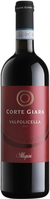 12,95 € Бесплатная доставка | Красное вино Corte Giara D.O.C. Valpolicella Венето Италия Corvina — Корвина, Rondinella — Рондинелла Бутылка 75 cl