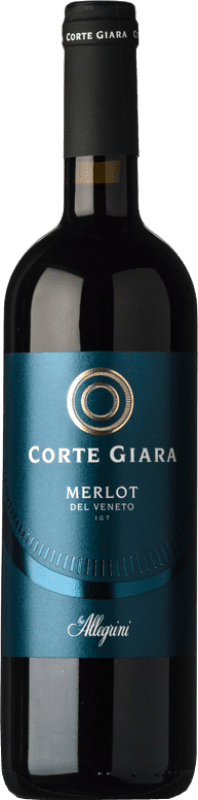 9,95 € Бесплатная доставка | Красное вино Corte Giara I.G.T. Veneto Венето Италия Merlot бутылка 75 cl