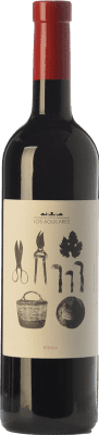 15,95 € 免费送货 | 红酒 Los Aguilares 年轻的 D.O. Sierras de Málaga 安达卢西亚 西班牙 Tempranillo, Merlot, Syrah 瓶子 75 cl