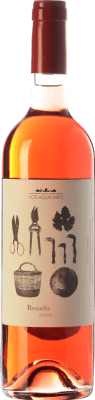 15,95 € Free Shipping | Rosé wine Los Aguilares Young D.O. Sierras de Málaga Andalusia Spain Tempranillo, Merlot, Syrah, Petit Verdot Bottle 75 cl