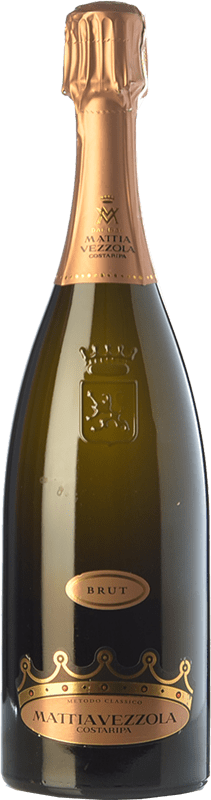 21,95 € Kostenloser Versand | Weißer Sekt Costaripa Mattia Vezzola Brut D.O.C. Garda Lombardei Italien Chardonnay Flasche 75 cl