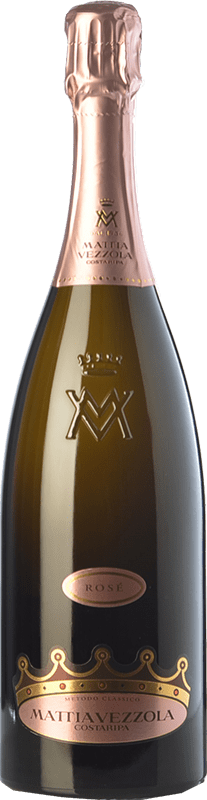 23,95 € Kostenloser Versand | Rosé Sekt Costaripa Mattia Vezzola Rosé Brut D.O.C. Garda Lombardei Italien Spätburgunder, Chardonnay Flasche 75 cl